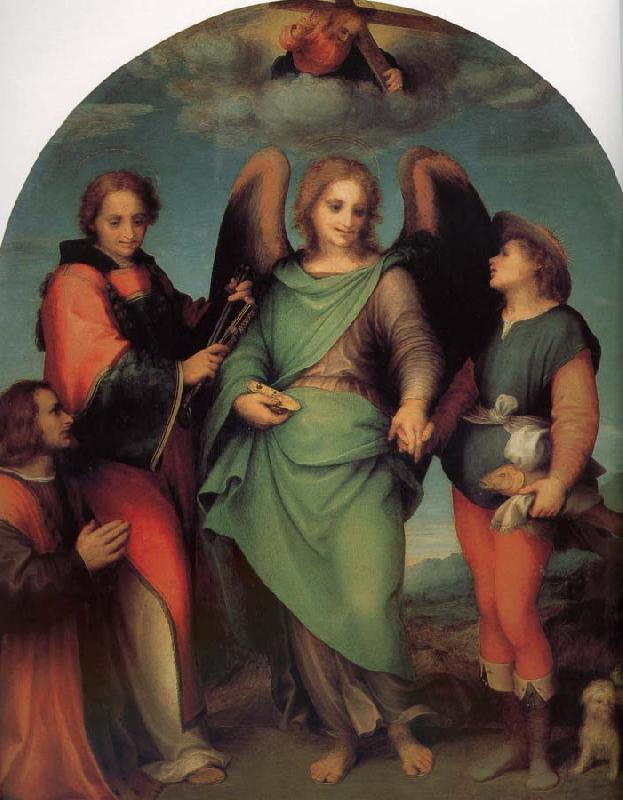 Andrea del Sarto Rafael Angel of Latter-day Saints and the great Leonard, with donor